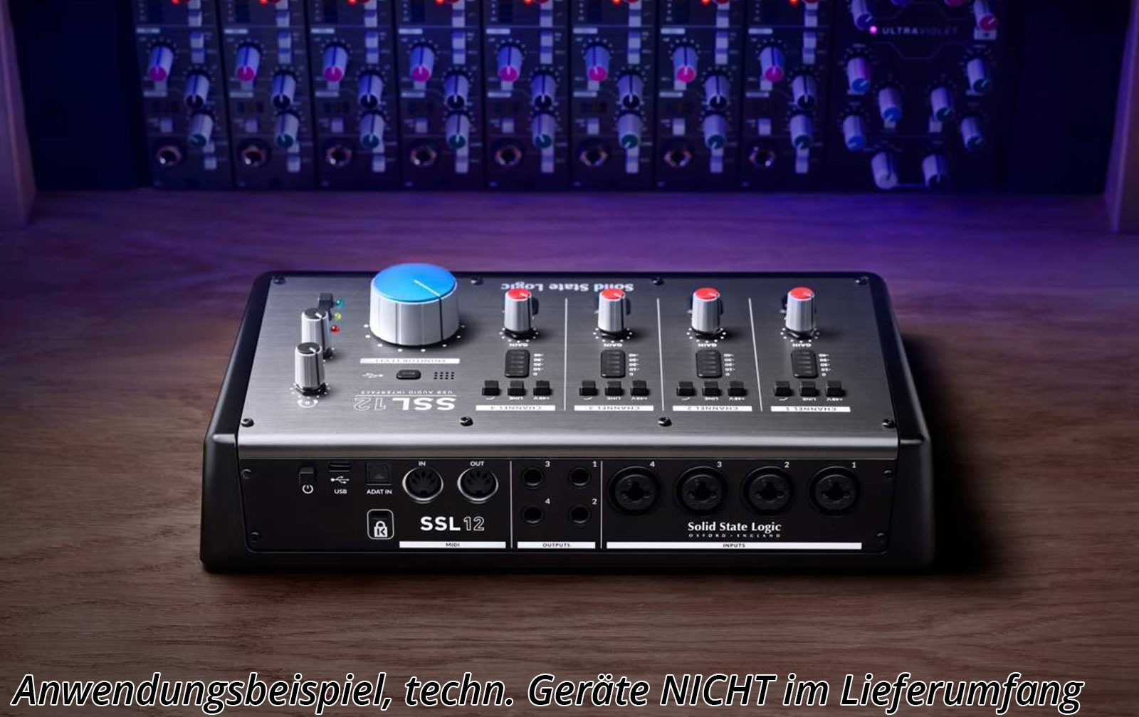 SSL 12 - 12-kanaliges Low Noise USB-C Audio Interface