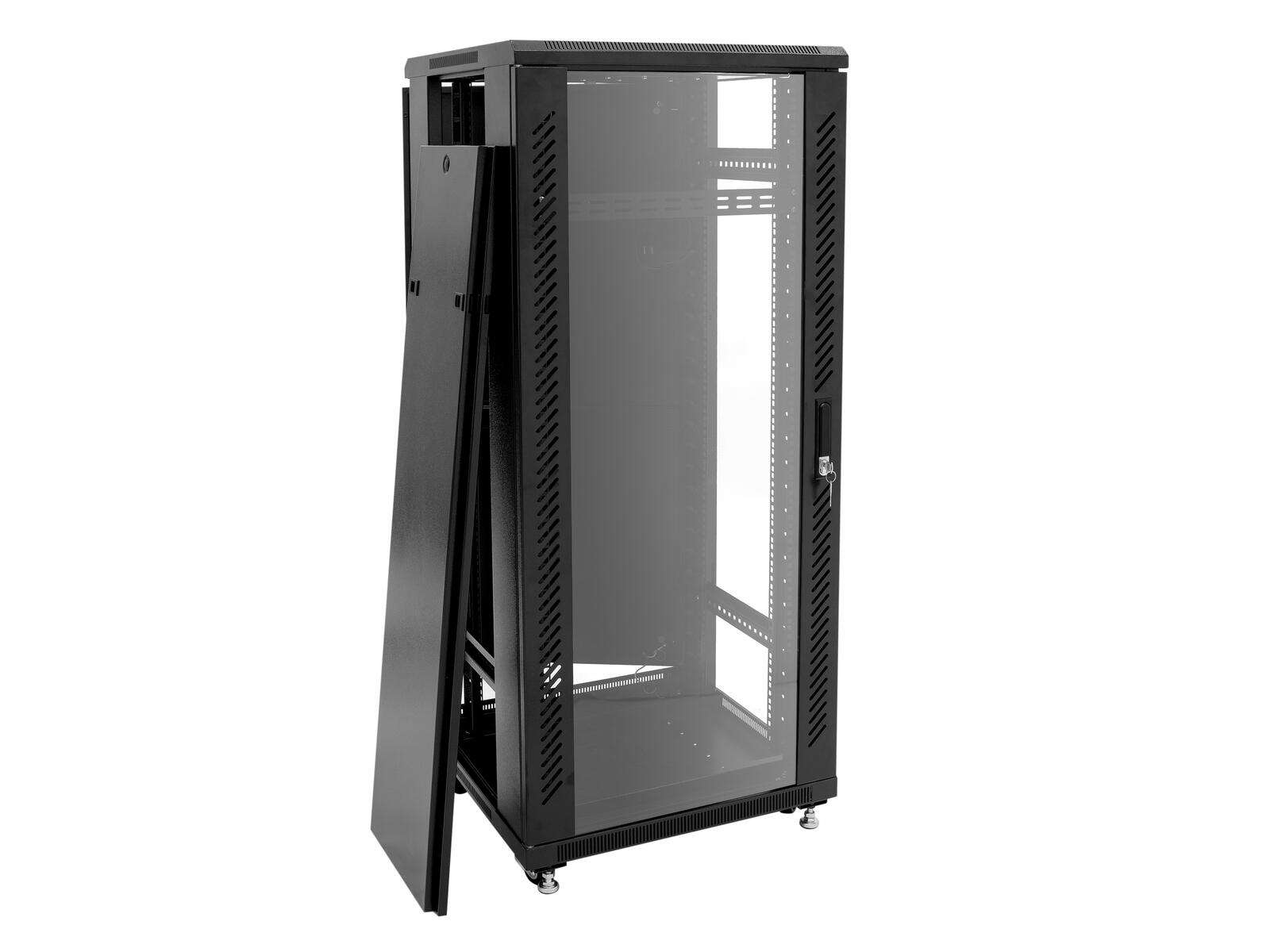 Roadinger SSC-24 Stahlschrank mit Glastür 24HE