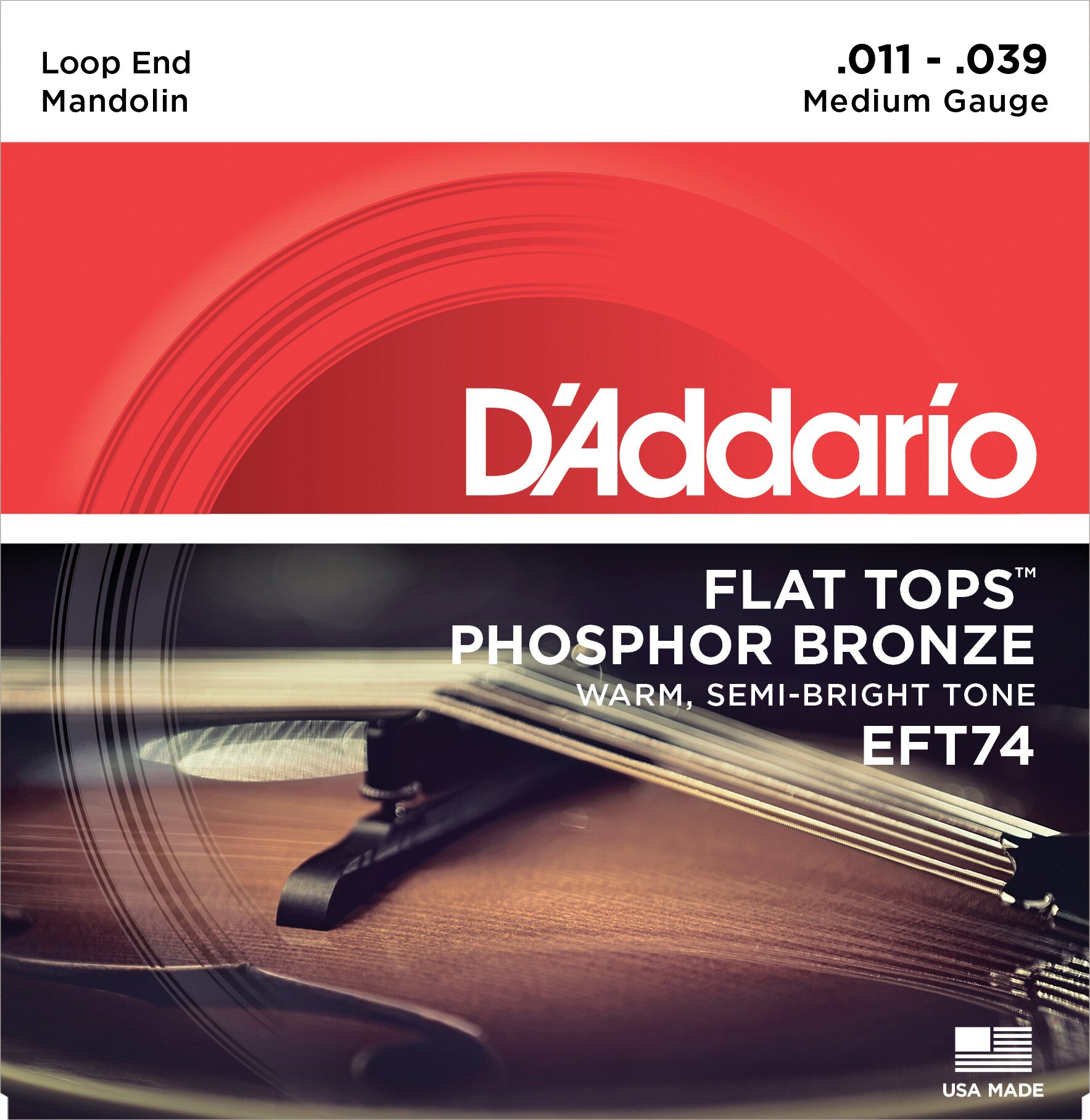 Daddario EFT74 Saitensatz für Mandoline