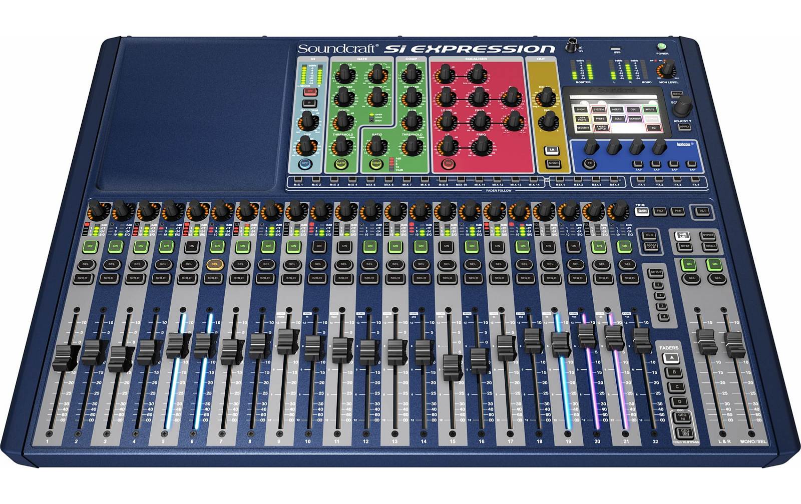 Soundcraft SI Expression 2 - 68-Kanal Mischpult mit 26 Fadern