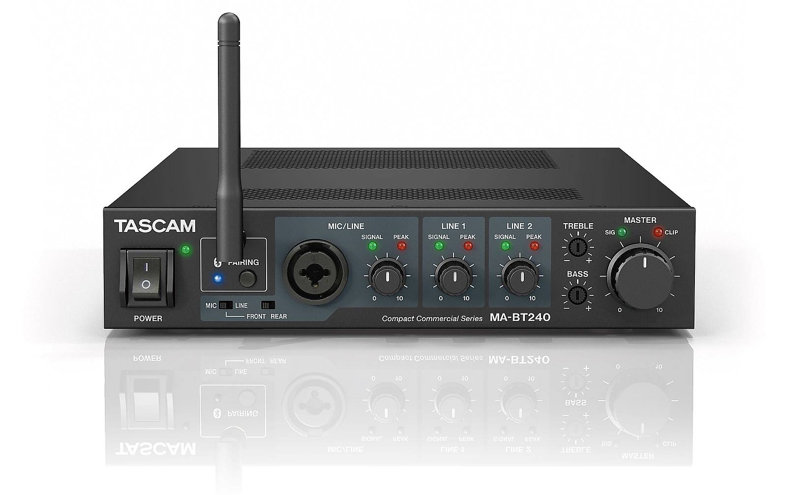 Tascam MA-BT240 240 Watt Mischverstärker mit Bluetooth