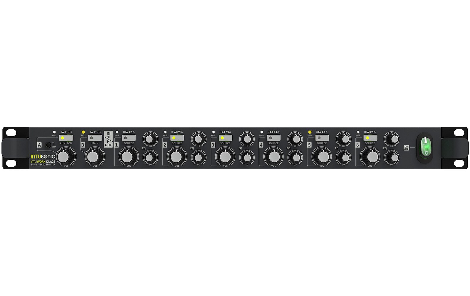 Intusonic DLA26 Zonen-Verteiler 2-IN-6