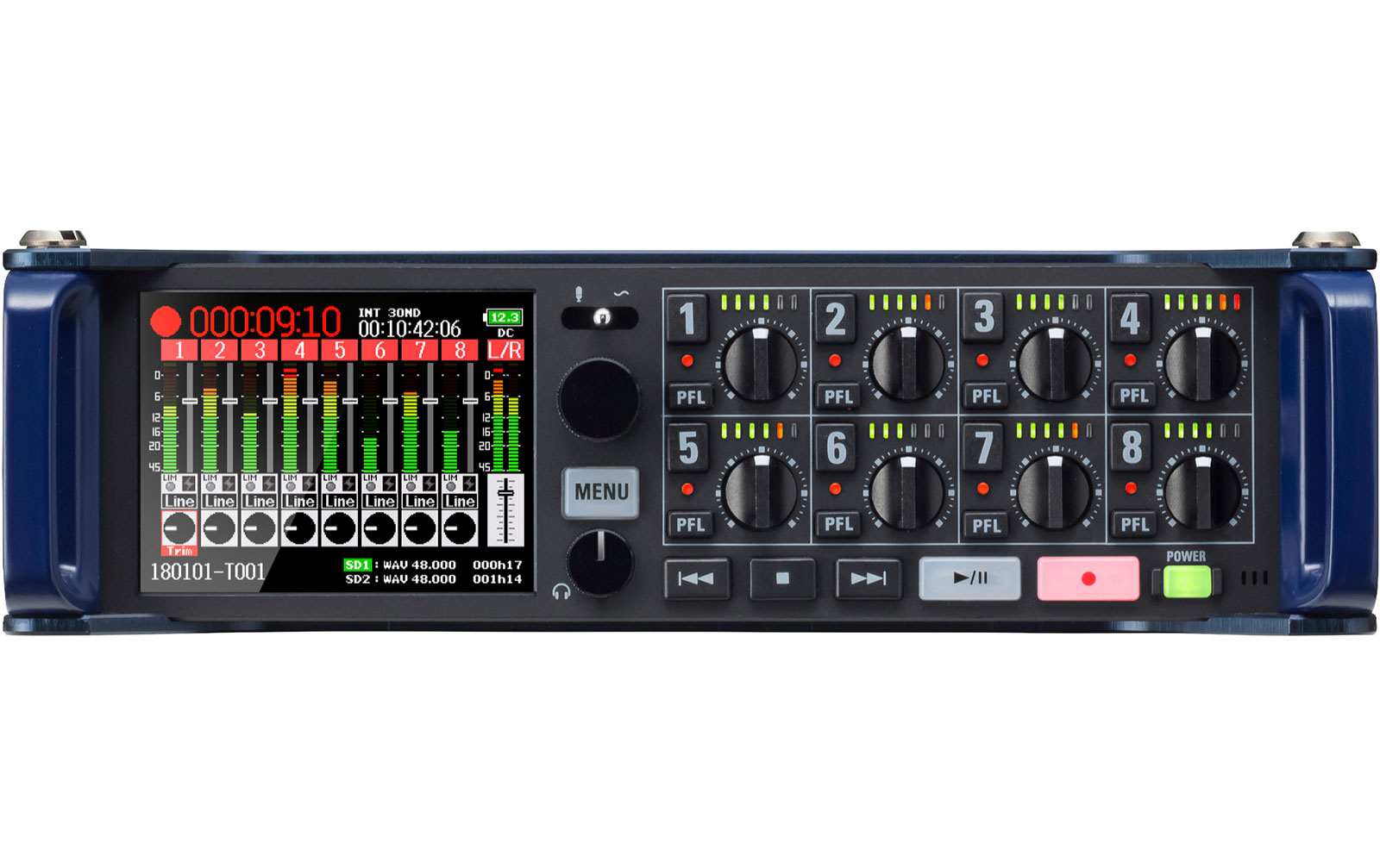 Zoom F8n Pro MultiTrack Field Recorder