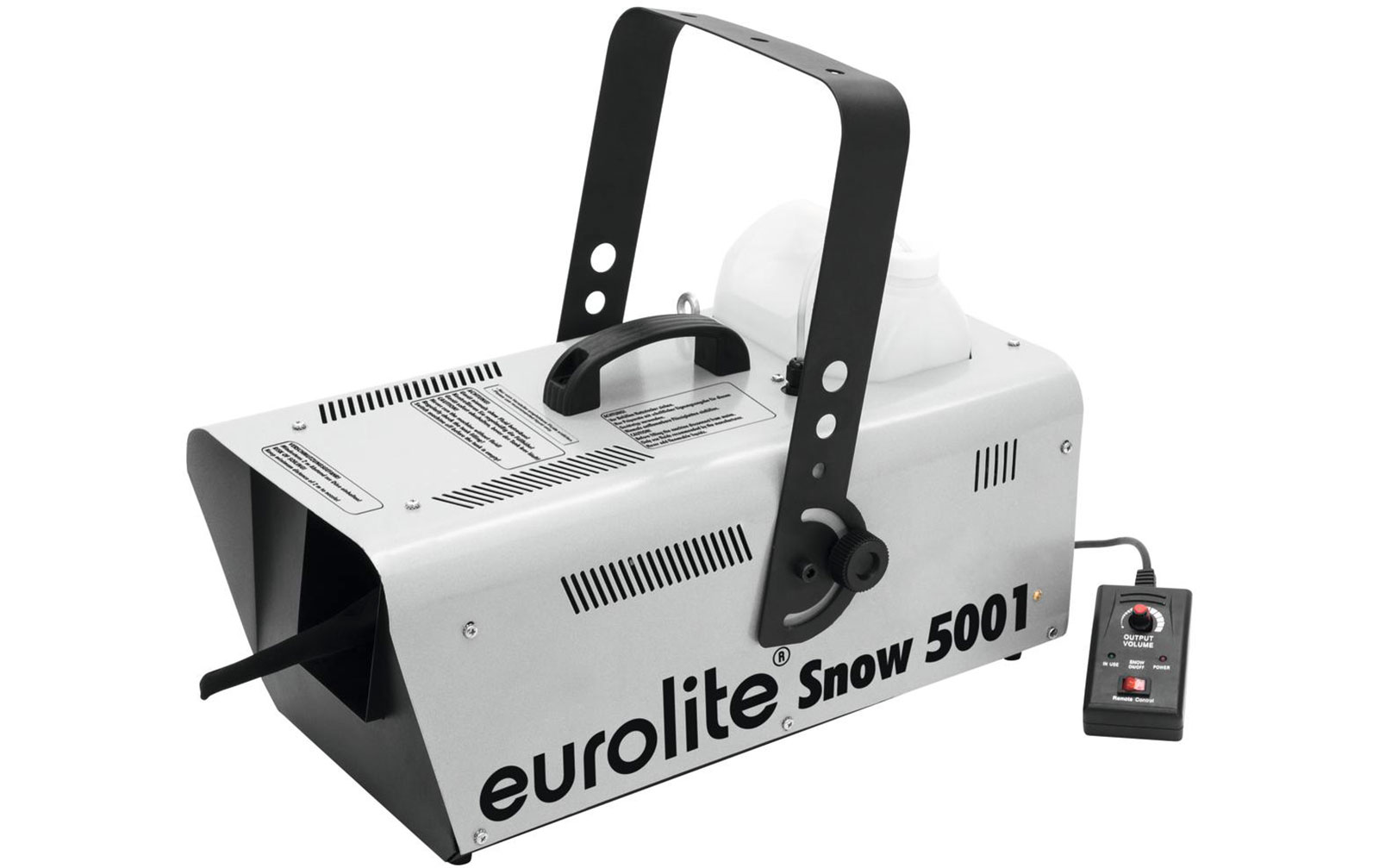 Eurolite Set Snow 5001 Schneemaschine + Schneefluid 5l