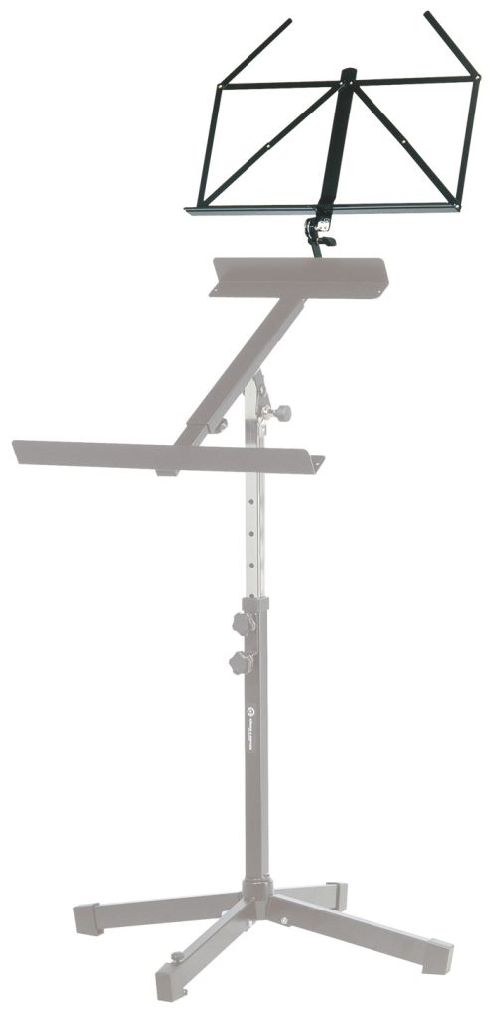 K&M 11515 Notenablage für Hackbrettständer 28070, schwarz