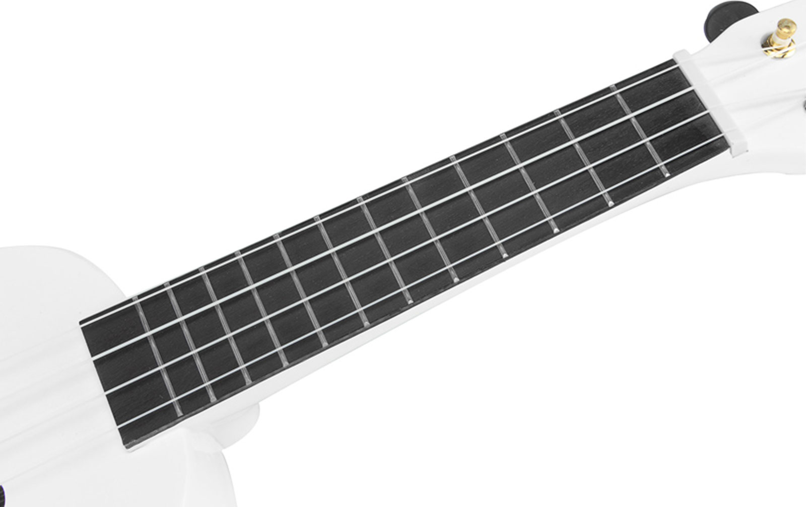 Mahalo Smiley Ukulele White