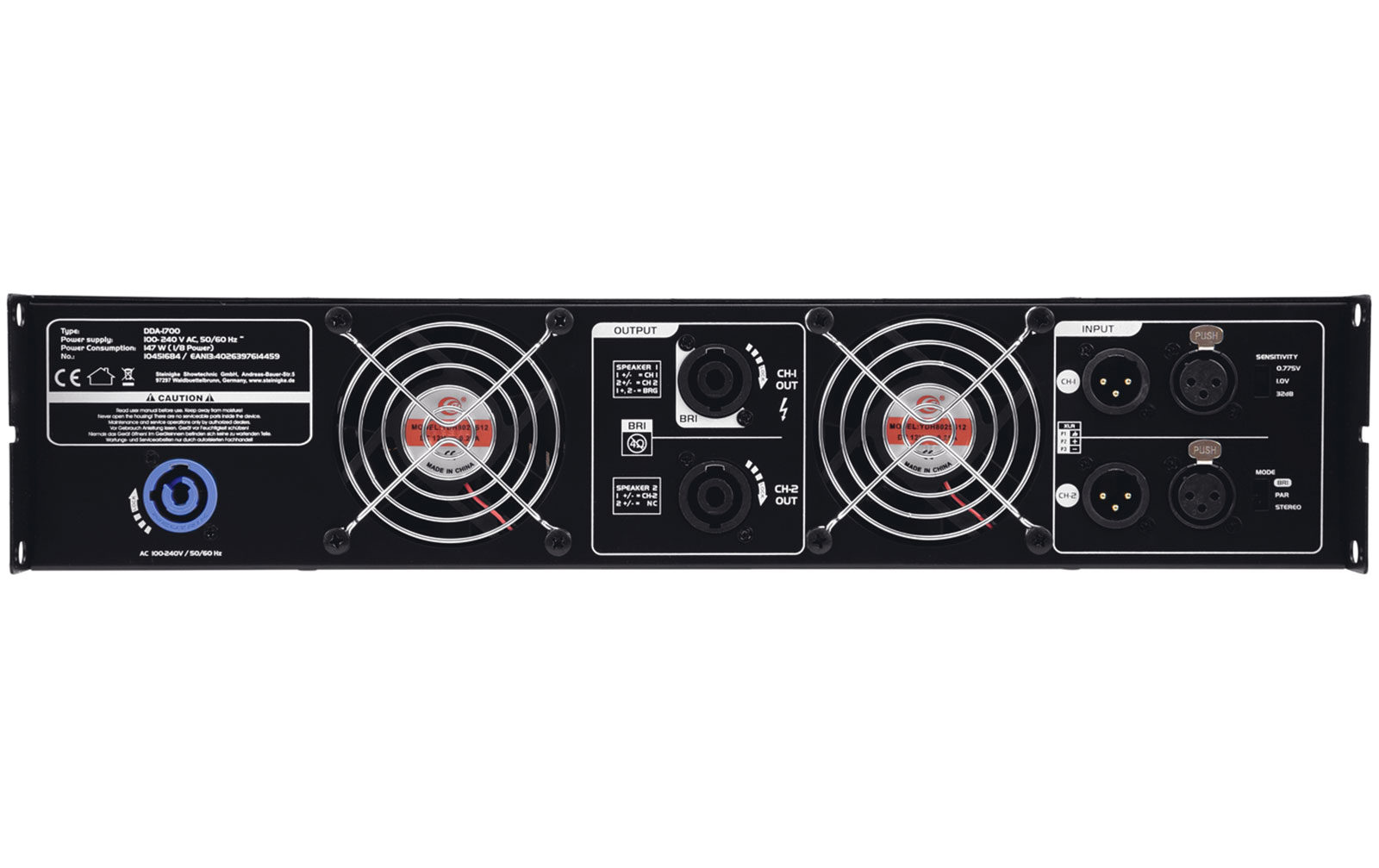 PSSO DDA-1700 Endstufe