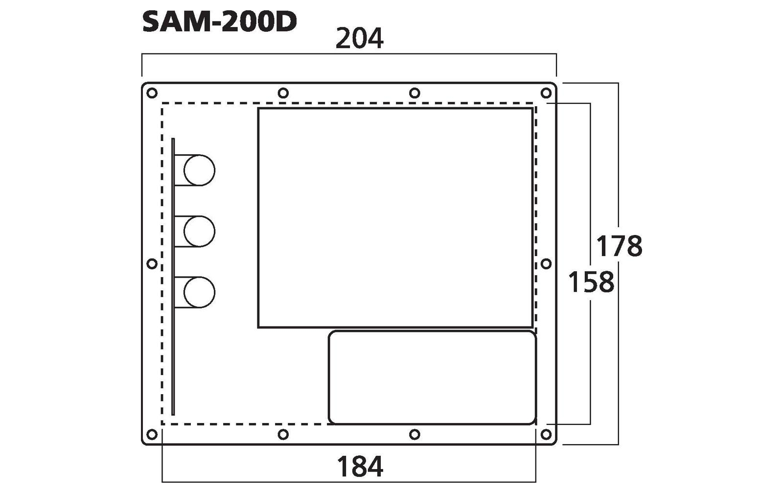 Monacor SAM-200D Digital-Verstärker-Modul