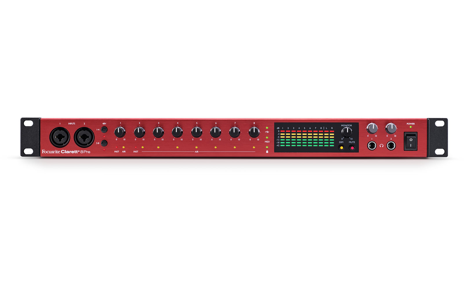 Focusrite Clarett+ 8Pre