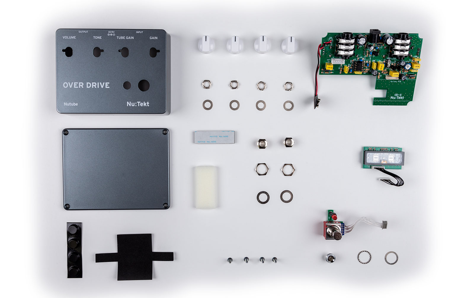 Korg Nu:Tekt OD-S Overdrive Effektpedal DIY-Bausatz mit Nutube