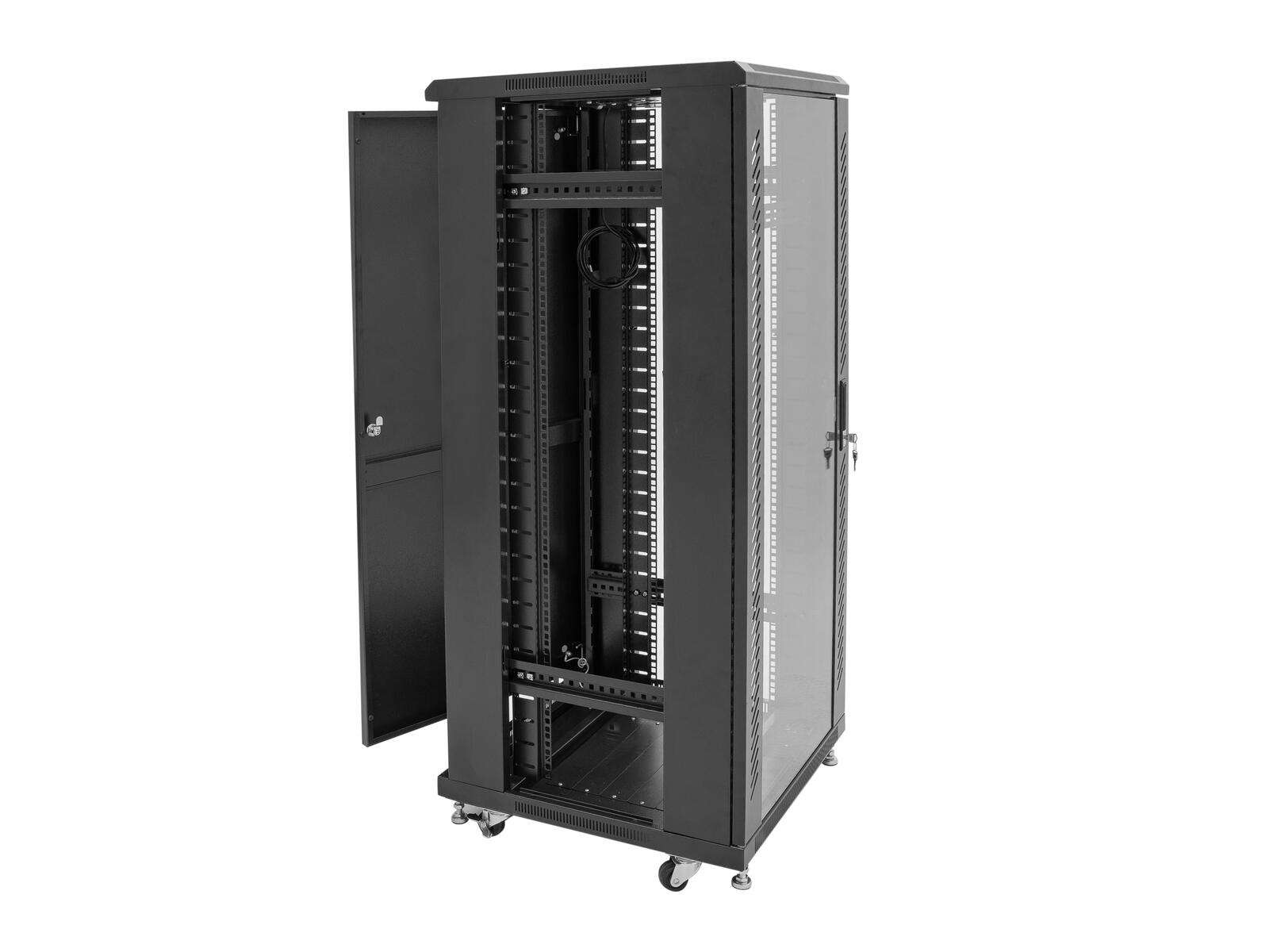 Roadinger SSC-24 Stahlschrank mit Glastür 24HE