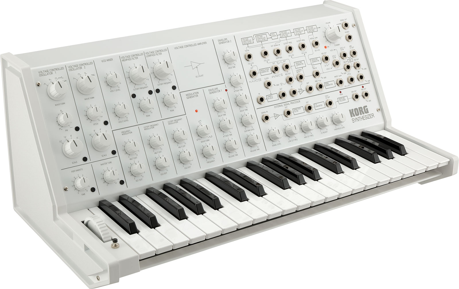 Korg MS-20 FS weiß Ltd. Analog-Synthesizer