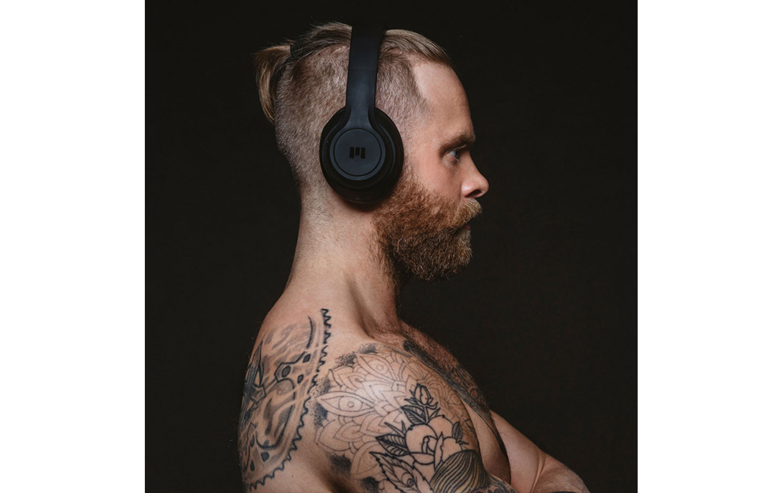 Miiego Boom - Premium Wireless On-Ear Kopfhörer - Schwarz/Schwarz