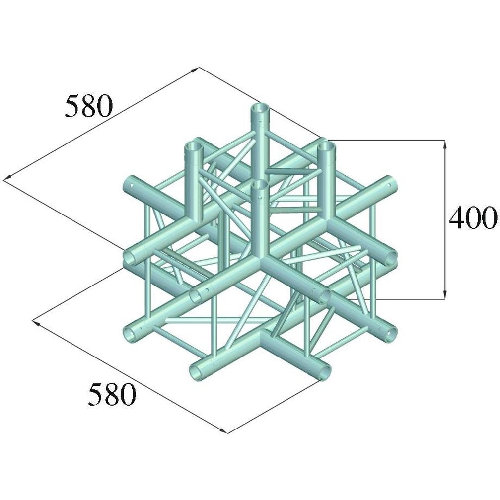 Alutruss Decolock DQ4-PAT51 5-Weg Ecke