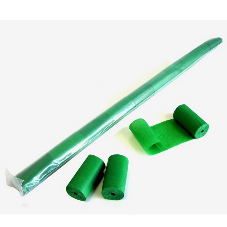 Magic FX Luftschlangen 10m x 5cm Dunkelgrün Beutel