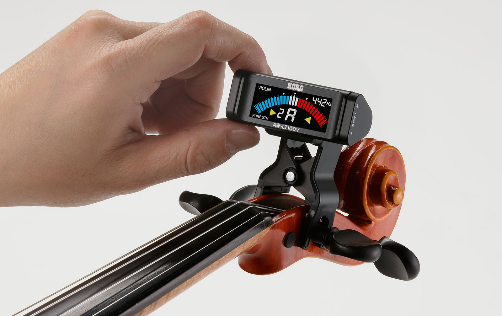 Korg AW-LT100 V Clip-On Tuner für Violine/Viola