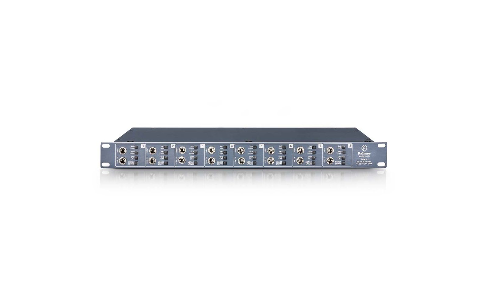 Palmer PAN 16 - 19" DI-Box 8 Kanal passiv
