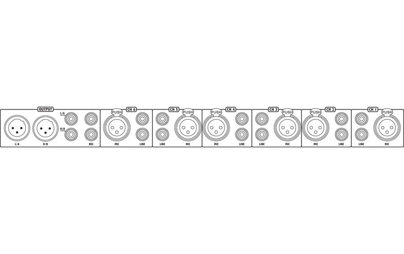 IMG Stageline MMX-602/SW Mischpult