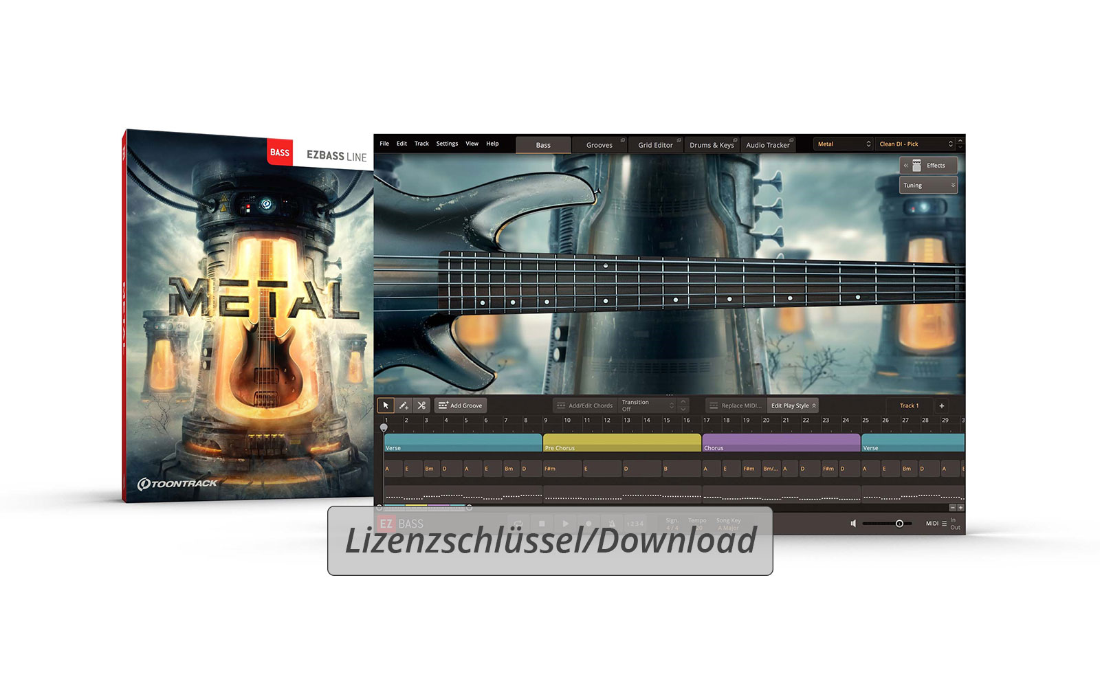 ToonTrack Metal EBX (Lizenz Code)