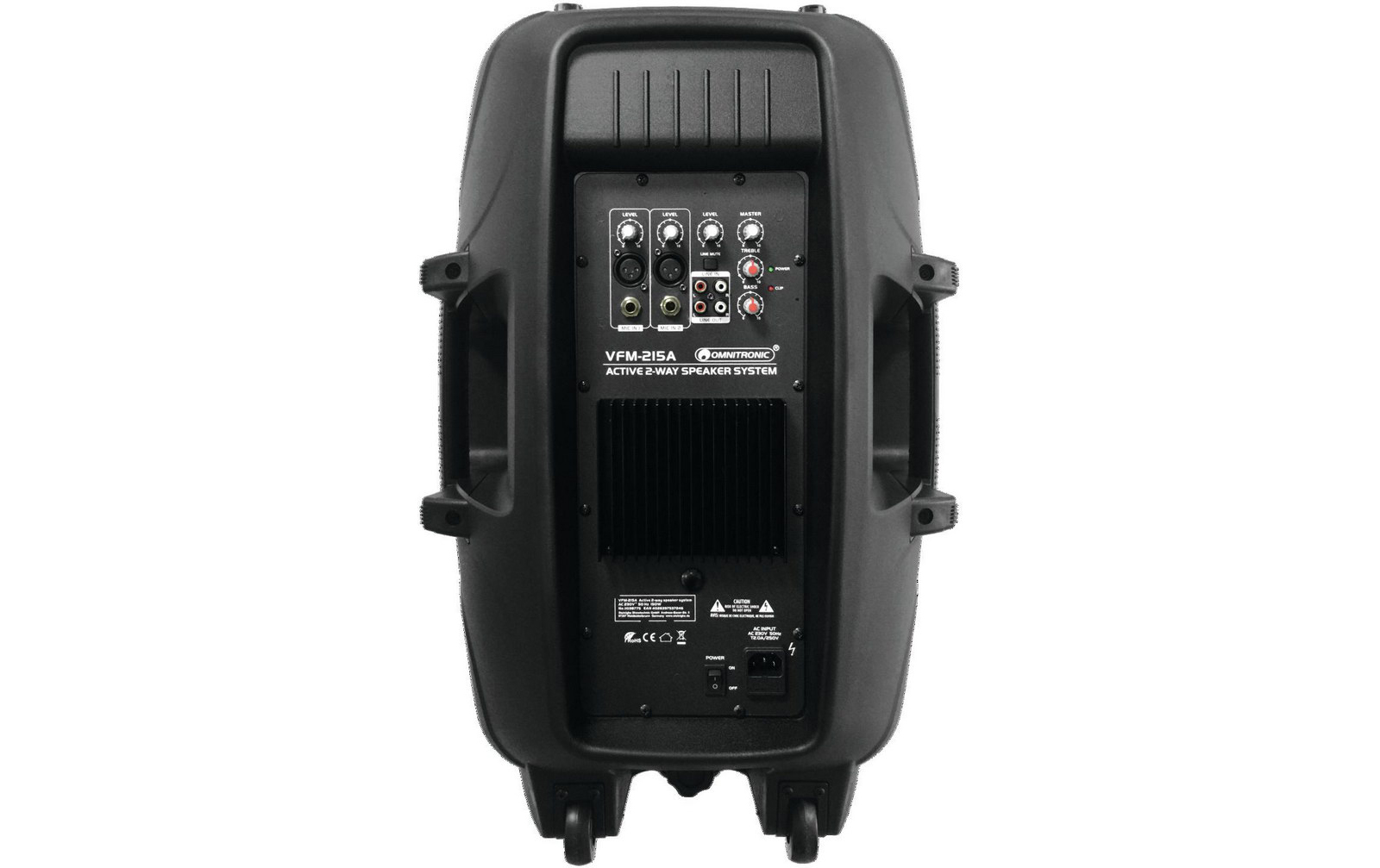 Omnitronic VFM-215A 2-Wege Lautsprecher, aktiv
