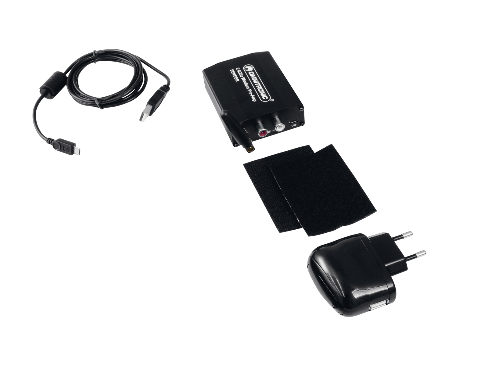 Omnitronic WS-1 2.4GHz Sender + 2x Empfänger, aktiv