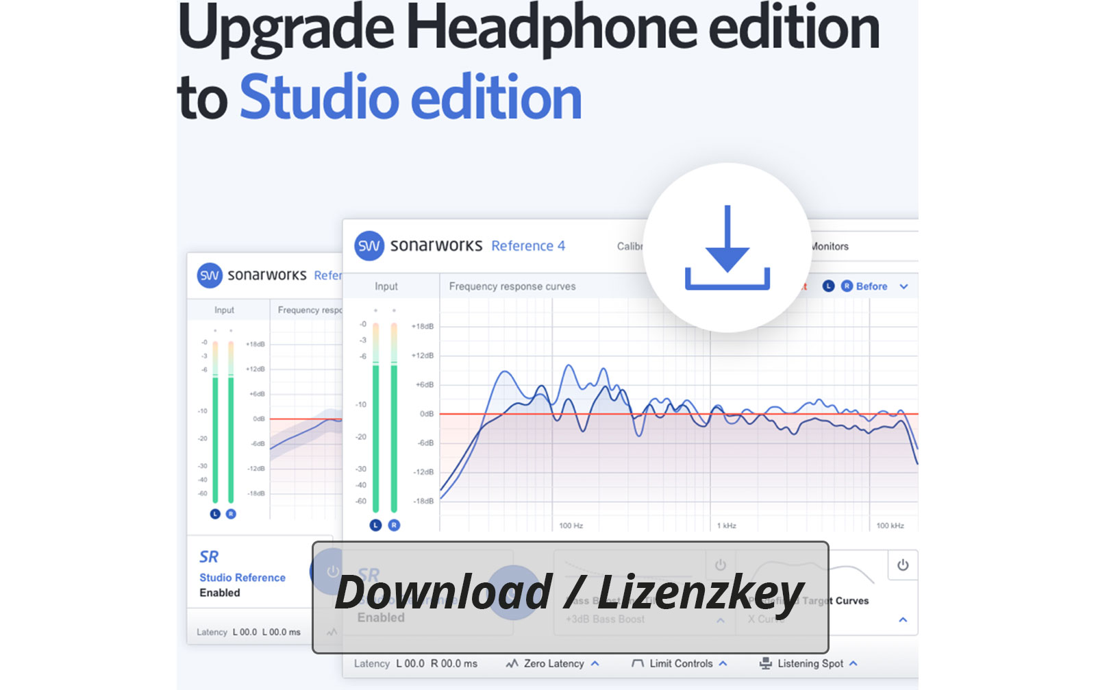 Sonarworks UPGRADE Headphone to Studio edition - Download/Lizenzkey