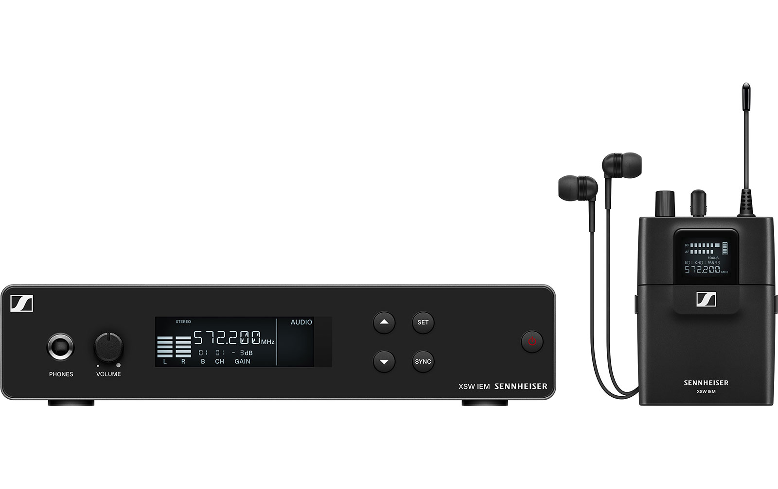 Sennheiser XSW IEM Set, Frequenzbereich B - 572 - 596 MHz