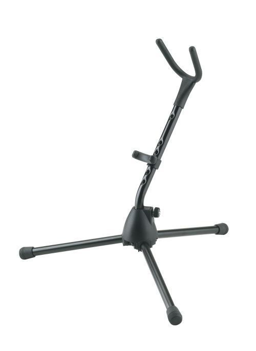 K&M 14315 Sopran-Saxophonständer, schwarz