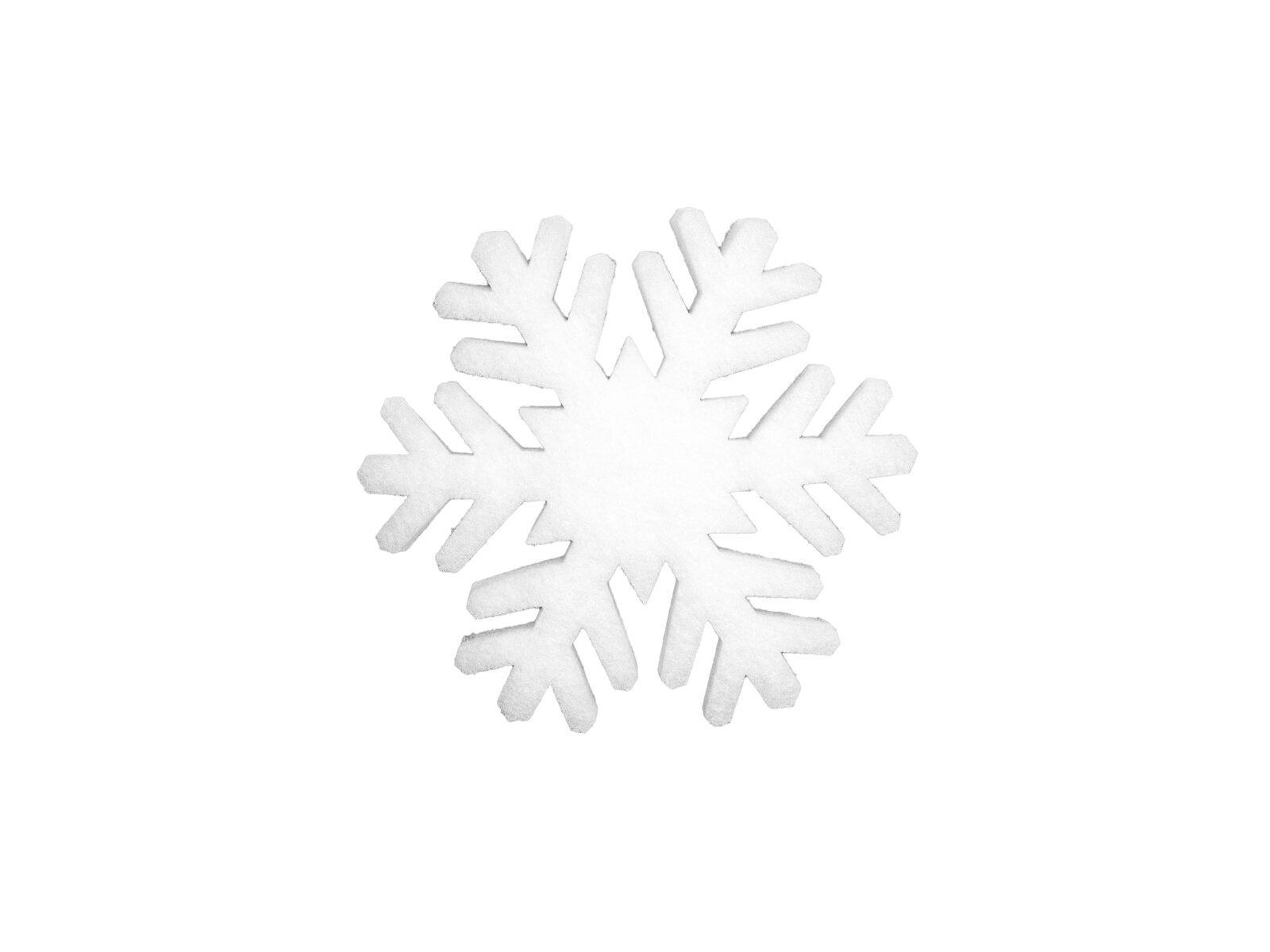 Europalms Schneeflocke aus Schneewatte, 29cm, schwer entflammbar