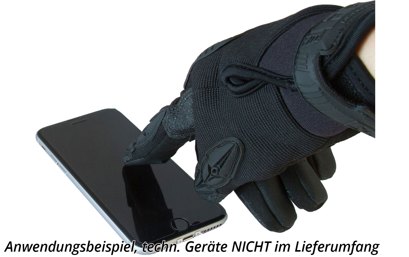 Gig Gear Original Gloves, Paar, schwarz/gelb, XS