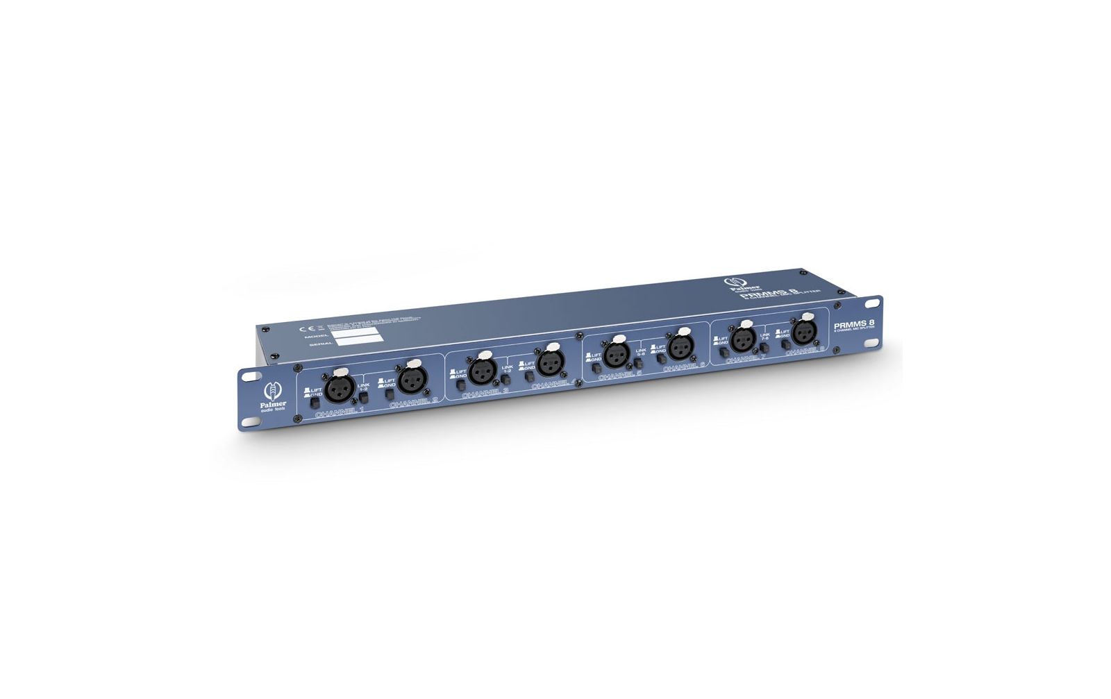 Palmer Pro RMMS 8 8-Kanal Mikrofon-Splitter