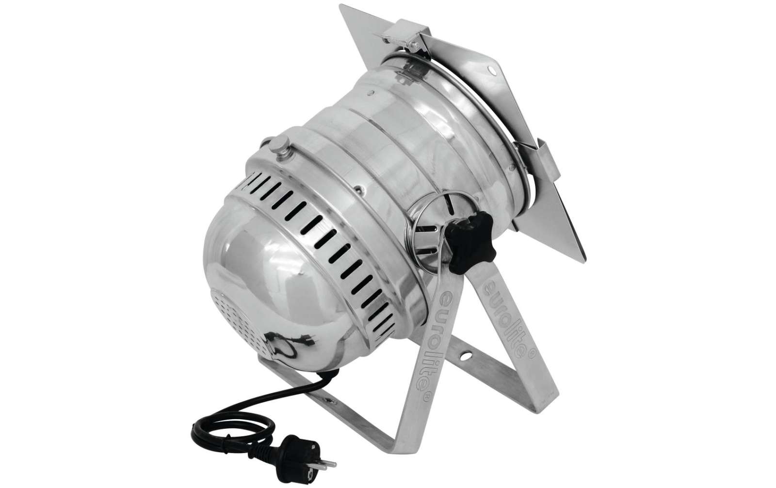 Eurolite PAR-64 Floor mit Stecker silber