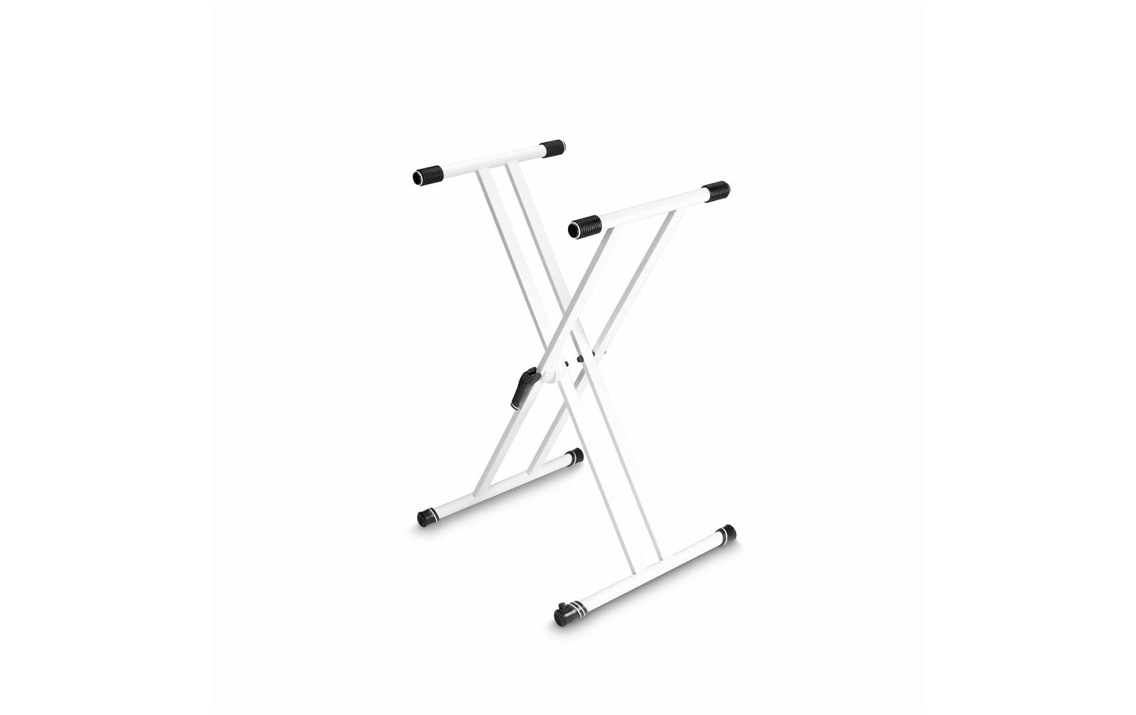 Gravity KSX 2 W Keyboardstativ X-Form doppelt weiß