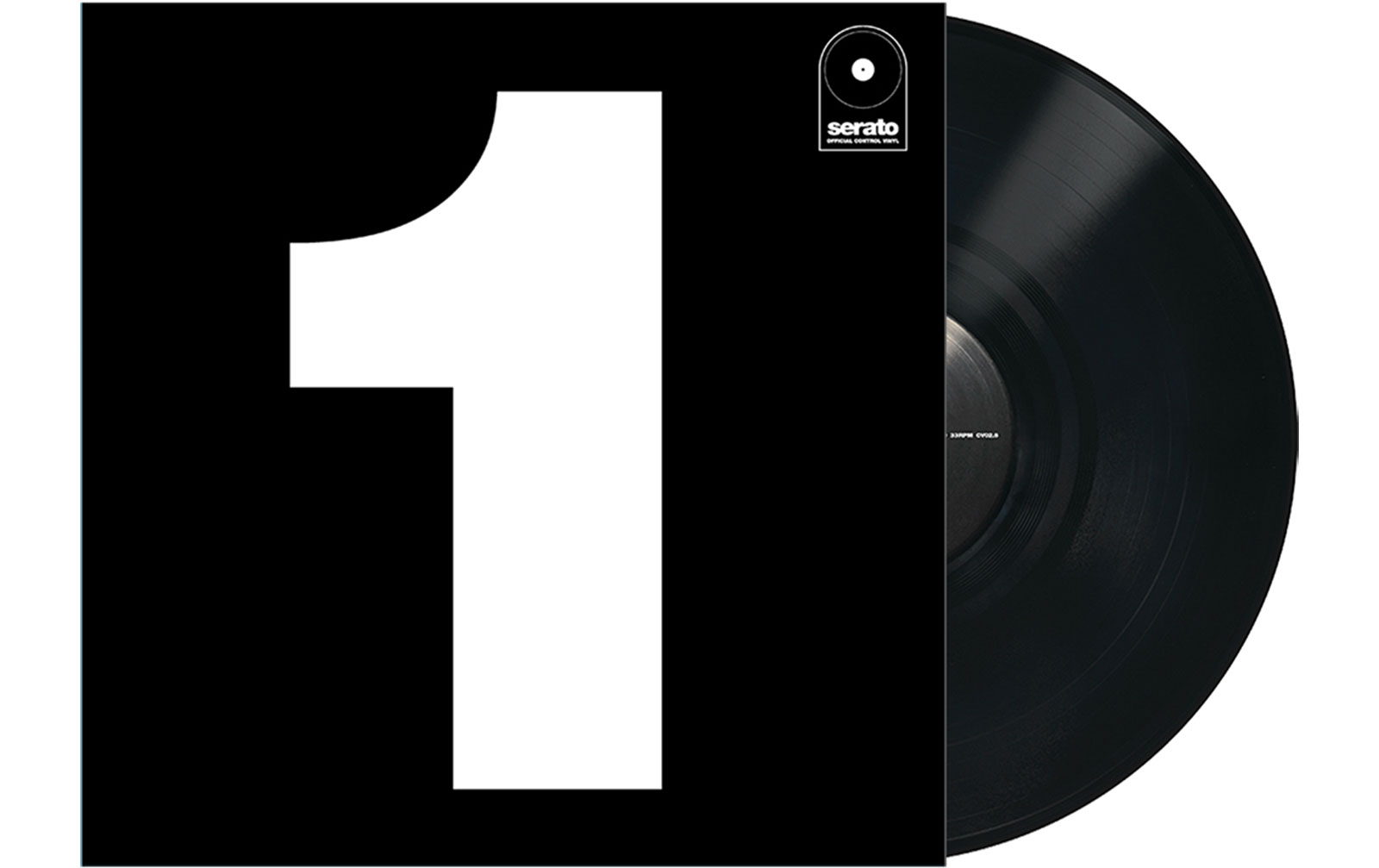 Serato 12" Single Control Vinyl schwarz Performance-Serie CV2.5