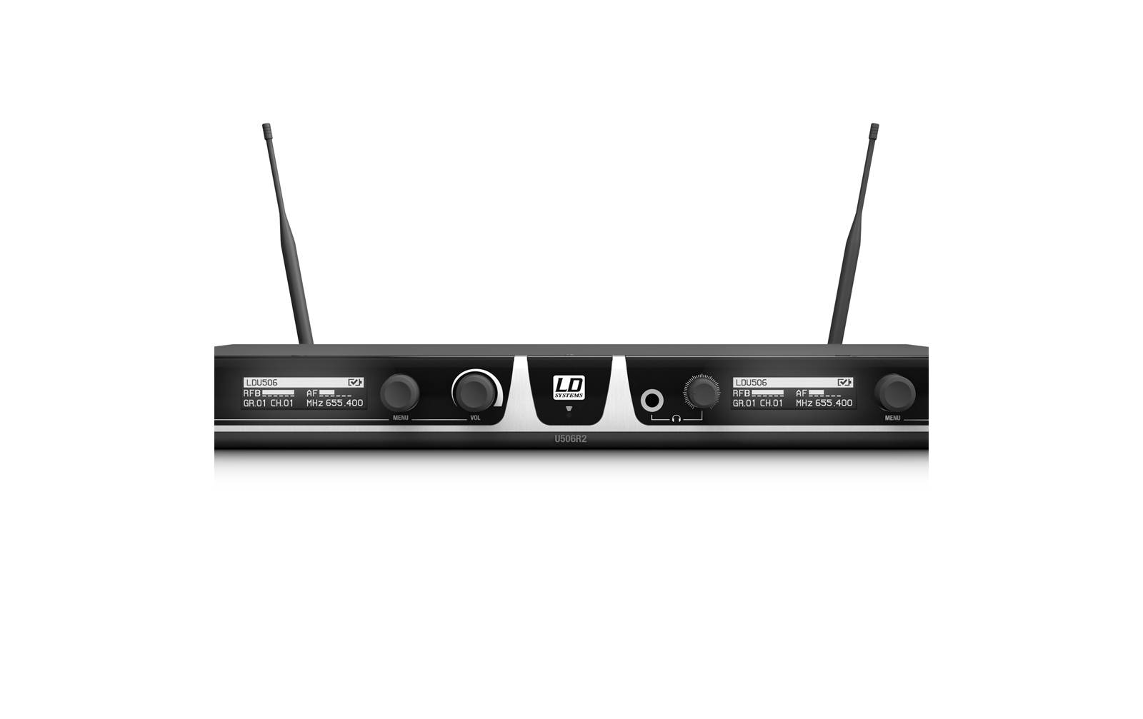 LD Systems U506 HBH 2 Funkmikrofon System mit Bodypack, Headset und Handmikrofon dynamisch