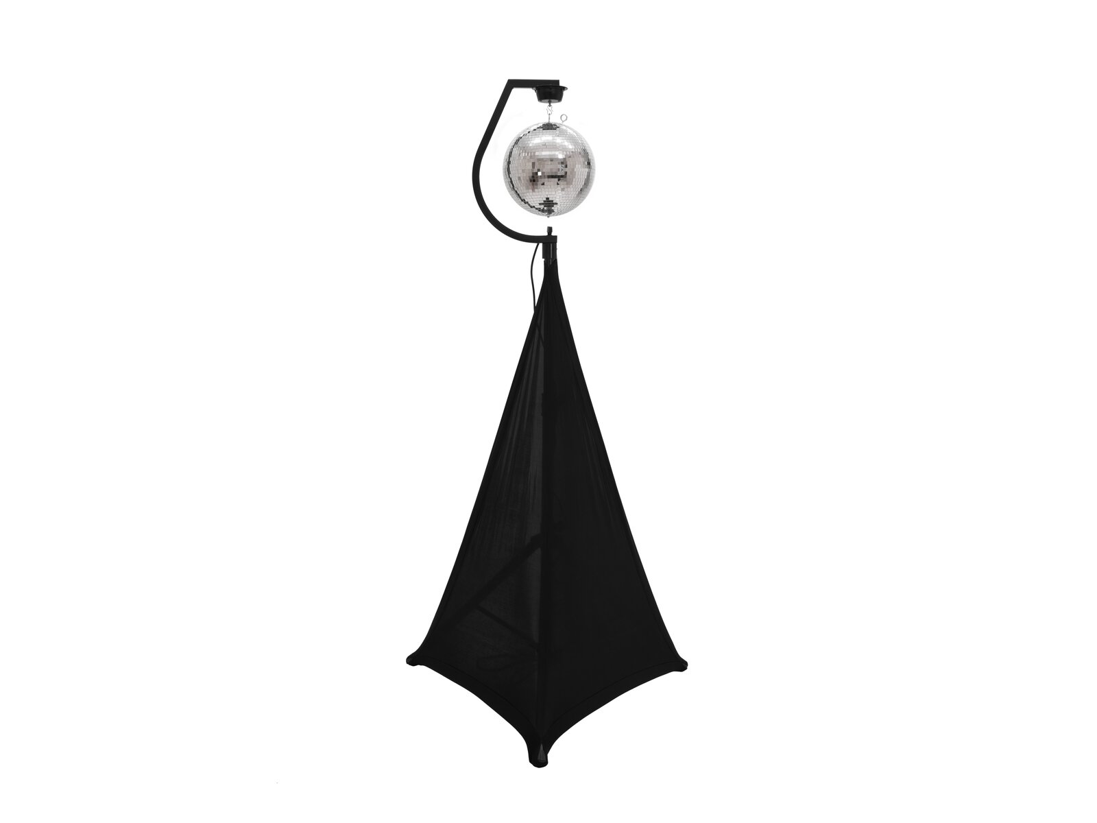 Eurolite Set Spiegelkugel 30cm mit Stativ und Segel schwarz