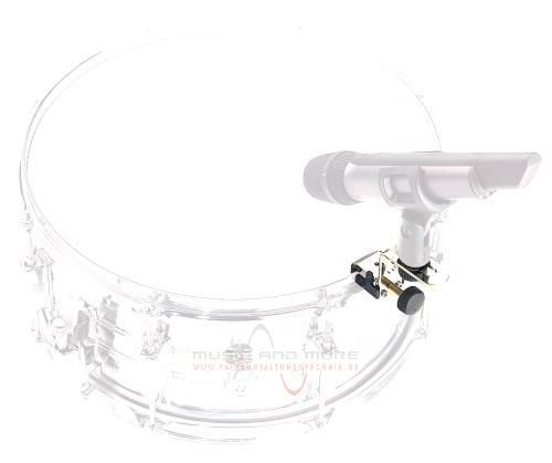 K&M 24030 Mikrofonhalterung für Drums, schwarz