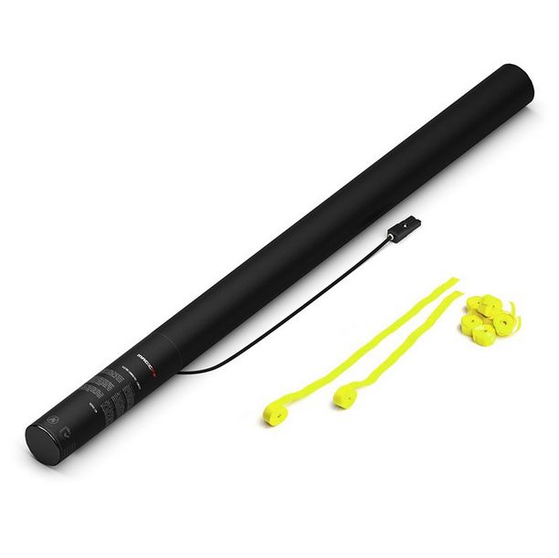 Magic FX Elektrische UV Luftschlangen Kanone Pro 80cm Fluo Gelb