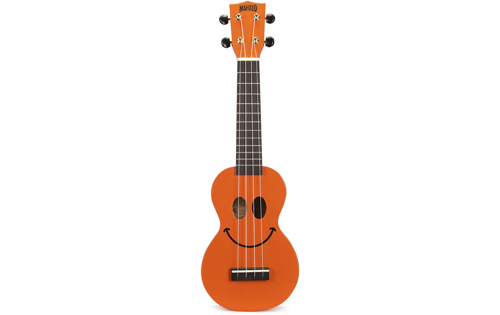 Mahalo Smiley Ukulele Orange