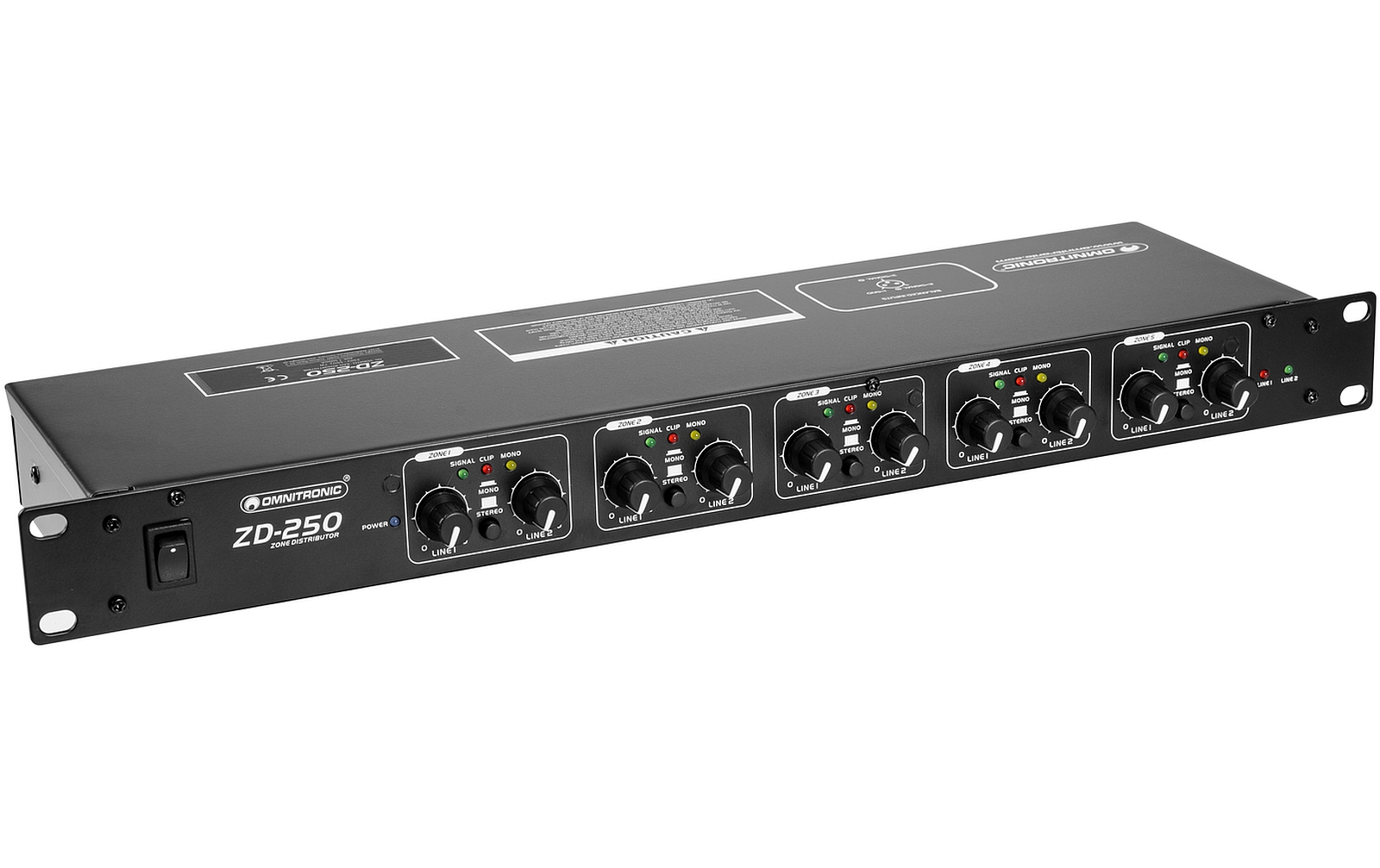 Omnitronic ZD-250B Zonen-Verteiler