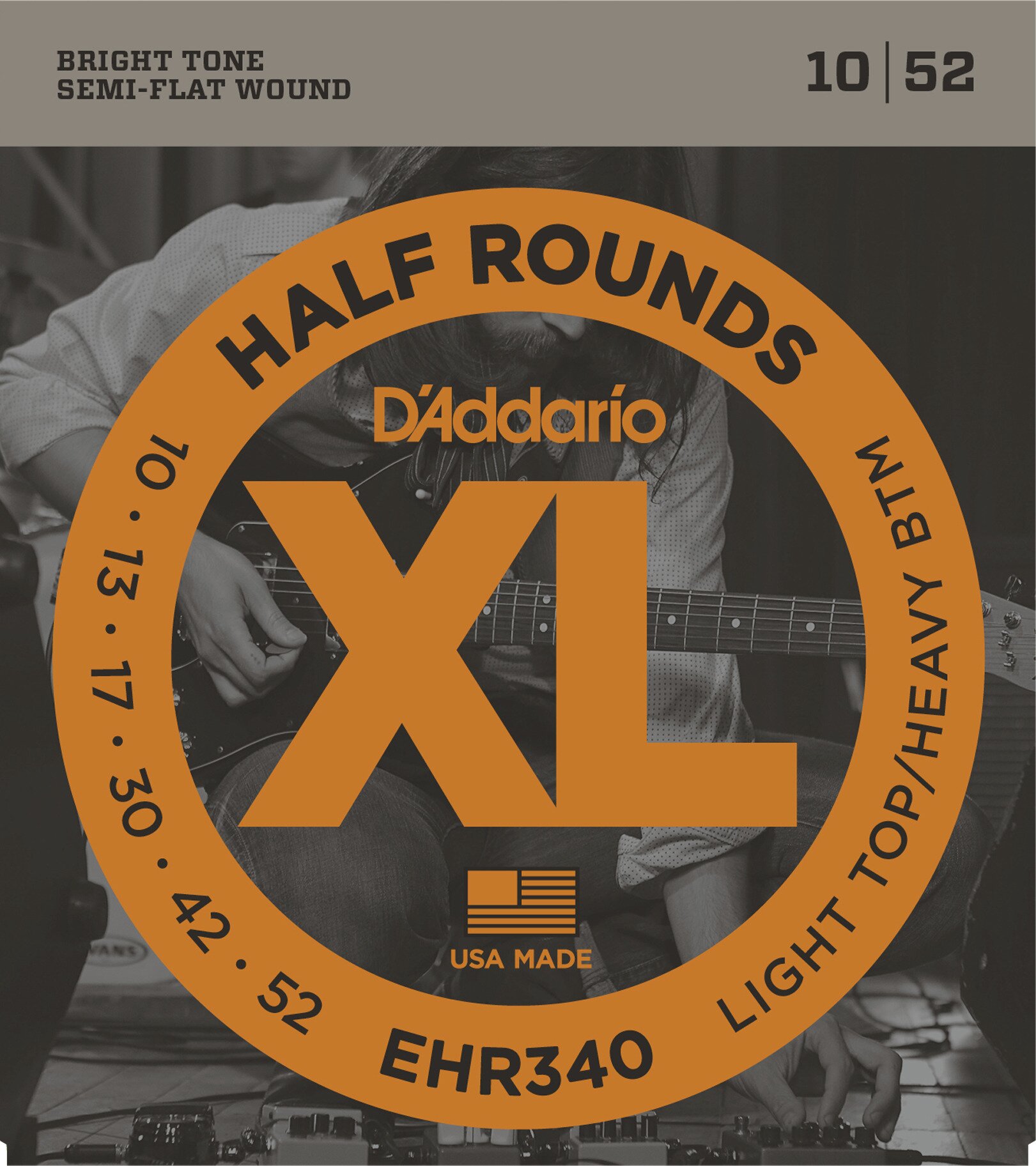 Daddario EHR340 Saitensatz für E-Gitarre 010-052