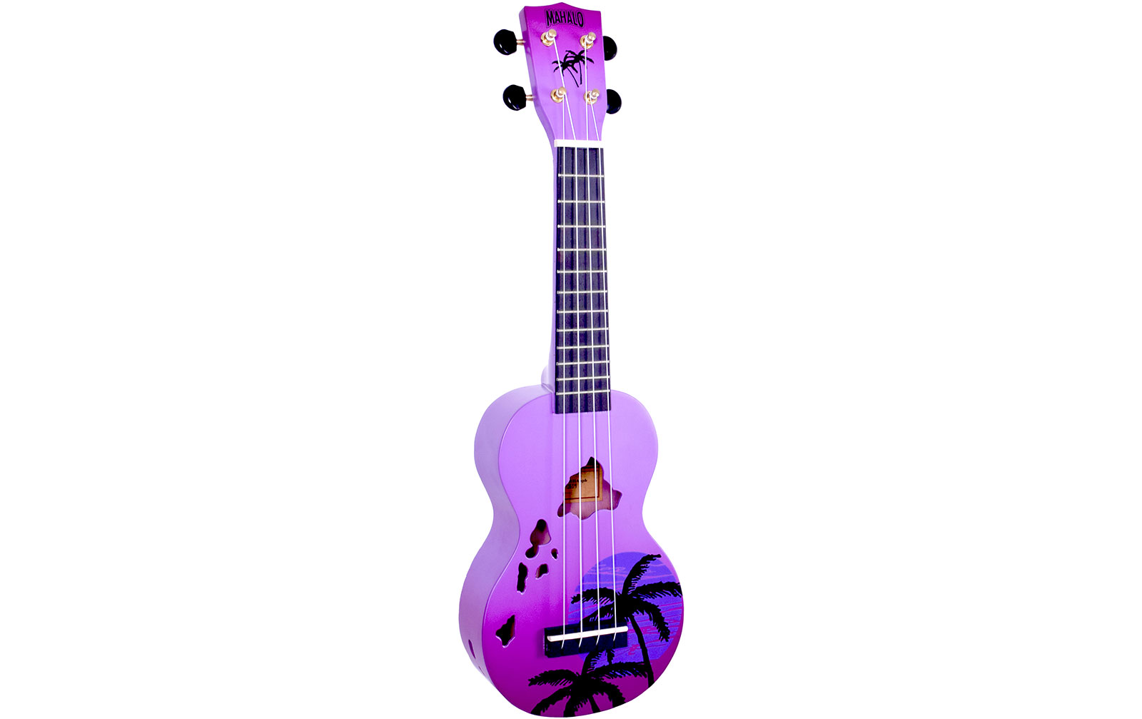 Mahalo Designer Ukulele Hawaii (Purple Burst)