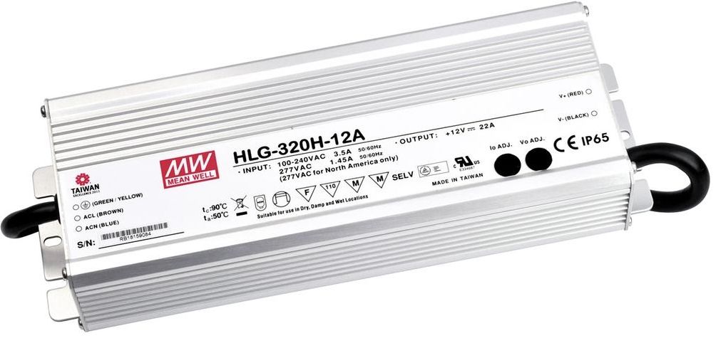 Meanwell HLG-320-24 312 Watt 24V DC Schaltnetzteil