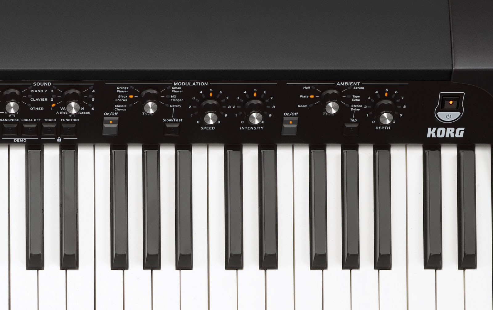 Korg SV2-73 Digitalpiano, schwarz