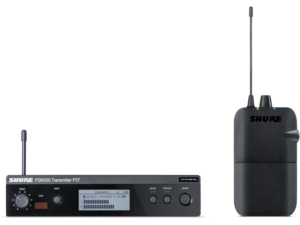 Shure PSM 300 P3TER K3E Stereo In-Ear System (606 bis 630 MHz)