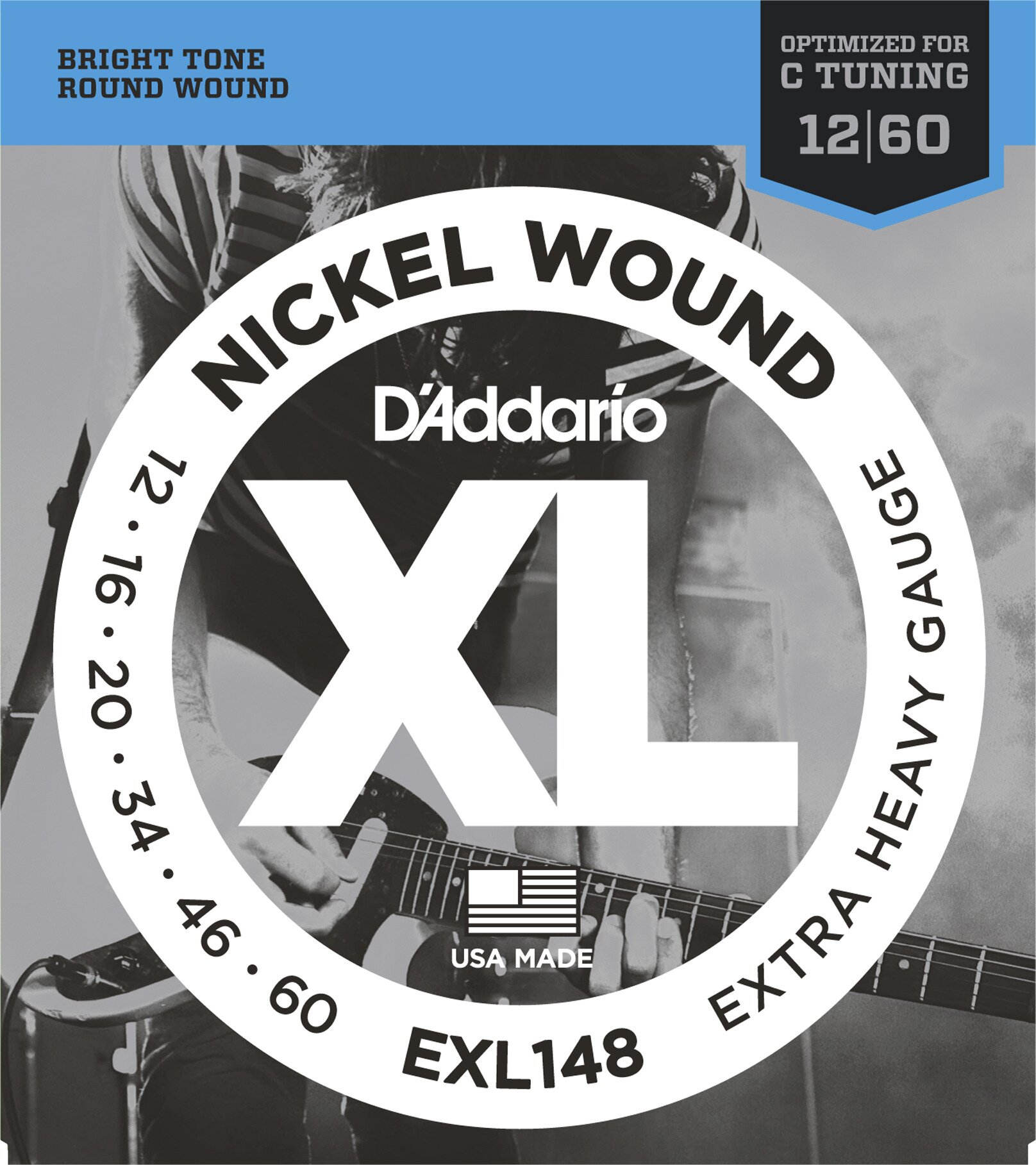 Daddario EXL148 Saitensatz für E-Gitarre 012-060