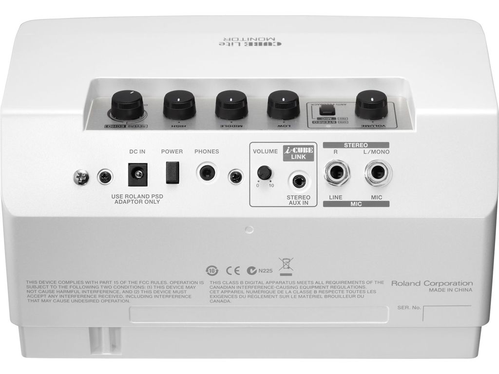 Roland Cube Lite Monitor WH, weiß