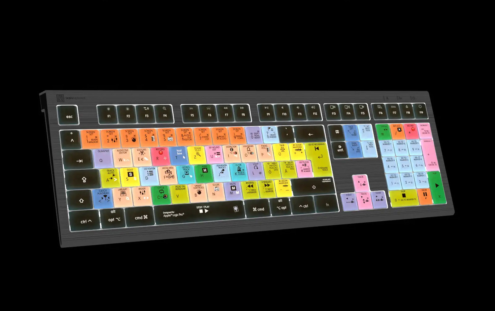 LogicKeyboard Apple Logic Pro X2 Astra 2 DE, Mac