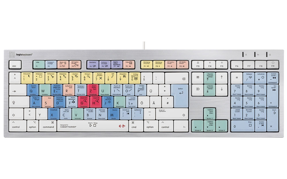 LogicKeyboard Steinberg Cubase/Nuendo ALBA dt., Mac