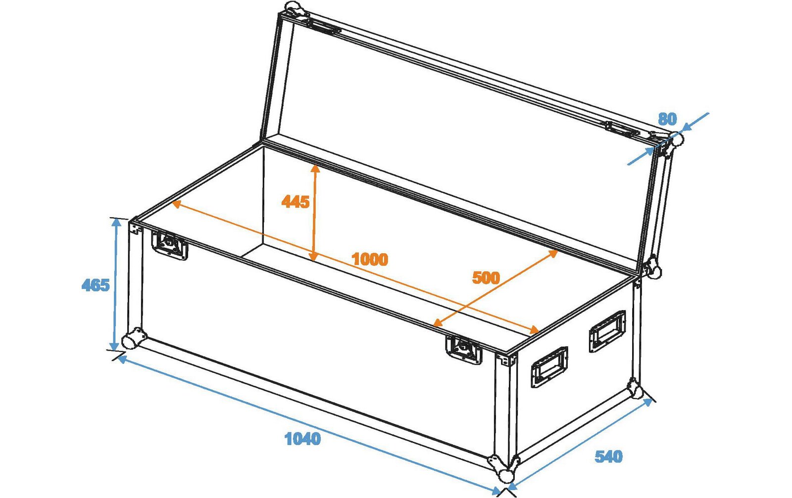 Roadinger Universal-Case Profi 100x50x50cm